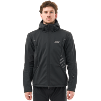 Dragonfly Мототолстовка DF Urban Man 2025 Black с защитой в Ижевске