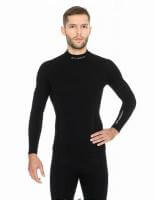 Brubeck Футболка мужская дл.рукав Wool Merino 78% Черный в Ижевске