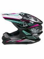 AiM Шлем кроссовый JK803 Multicolor Black/Blue в Ижевске