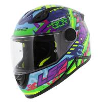 LS2 Мотошлем FF812 Kid Svent Blue Green в Ижевске