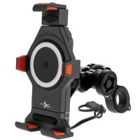 Extreme Style Мото держатель с беспроводной зарядкой anti-vibration R17W в Ижевске