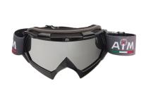 AiM Очки кроссовые (PRO) 157-100 Black Glossy в Ижевске