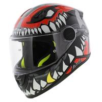 LS2 Мотошлем FF812 Kid Punk Grey Red в Ижевске