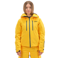 Dragonfly Куртка утепленная Gravity Premium Woman Yellow-Dark Ocean в Ижевске