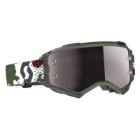 Scott Очки кроссовые Fury dark green/white silver chrome works в Ижевске