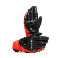 Dainese Перчатки кожаные 4-Stroke 2 Black/Fluo-Red в Ижевске