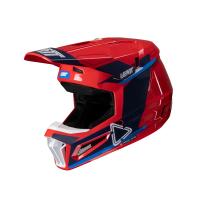 Leatt Шлем кроссовый детский Helmet Kit Moto 3.5 Jr V25 Royal в Ижевске
