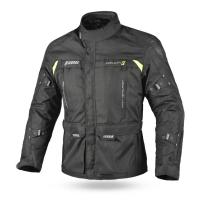 Dimox Мотокуртка текстиль Explorer Mens Touring Black/Yellow в Ижевске