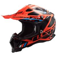 LS2 Мотошлем MX700 Subverter II Evo Stomp черно-оранжевый в Ижевске