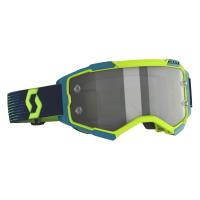 Scott Очки кроссовые Fury LS neon yellow/blue light sensitive grey works в Ижевске