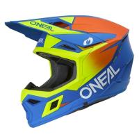Oneal Шлем кроссовый детский 3Series Youth Solid синий / желтый в Ижевске