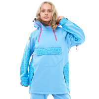 Dragonfly Куртка-анорак сноубордическая DF Uktus Woman Blue - Pink в Ижевске