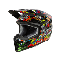 Oneal Шлем кроссовый детский 3Series Youth Crank V.24 красный/ зеленый в Ижевске