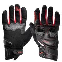 Sweep Перчатки кожаные+текстиль Hammer Black/Red в Ижевске