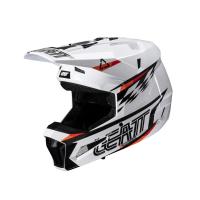 Leatt Шлем кроссовый детский Helmet Kit Moto 3.5 Jr V25 White в Ижевске