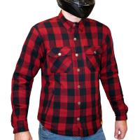 MCP Моторубашка Rebel Full kevlar черный-темно-красный в Ижевске