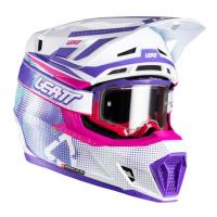 Leatt Шлем кроссовый  7.5 V26 Purple + очки Velocity 4.5 в Ижевске