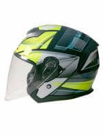 AiM Шлем открытый JK526 Yellow/Grey/Black в Ижевске