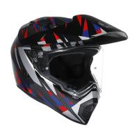 AGV Шлем AX9 E2206 V26 Steppa Carbon/Red/Blue в Ижевске