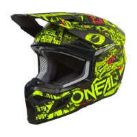 Oneal Шлем кроссовый детский 3Series Attack Youth V24 черный/желтый в Ижевске