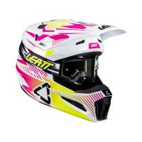 Leatt Шлем кроссовый 3.5 V26 Storm Pink + очки Vizion 3.5 в Ижевске