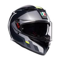 AGV Шлем K3 Shade Grey/Yellow Fluo в Ижевске