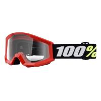 100% Очки детские Strata Mini Goggle Red/Clear Lens 2025 в Ижевске