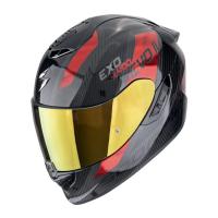 Scorpion Exo Мотошлем Exo-1400 Evo II Carbon Air Platted Карбон/Красный в Ижевске