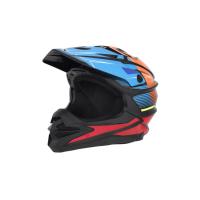 Desment Шлем кроссовый Raptor Black-Blue-Orange graphic в Ижевске