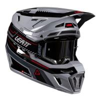 Leatt Шлем кроссовый 8.5 Grey V26 + очки Velocity 5.5 в Ижевске