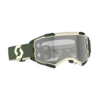 Scott Очки кроссовые Fury LS kaki green/light sensitive grey works в Ижевске