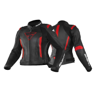 Shima Куртка Кожаная женская Miura 2.0 Black/Red в Ижевске