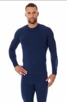 Brubeck Футболка мужская с дл.рукавом Thermo Nilit Heat Синий в Ижевске