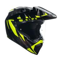 AGV Шлем AX9 E2206 V26 Steppa Carbon/Grey/Yellow Fluo в Ижевске