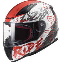 LS2 Шлем FF353 Rapid Naughty Бело-красный в Ижевске