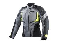 LS2 Мотокуртка женская Phase Lady Jacket серо-чёрно-жёлтый в Ижевске
