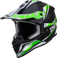 IXS шлем кроссовый 362 2.0 Черно-зеленый-белый в Ижевске
