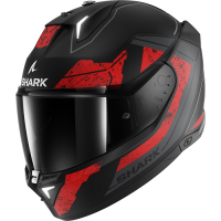 Shark Шлем Skwal i3 Rhad Mat Black/Chrome/Red в Ижевске