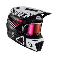 Leatt Мотошлем кроссовый Moto 9.5 Carbon Helmet Kit V24 White в Ижевске