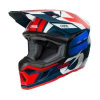 Oneal Кроссовый шлем 3Series Ride V.25 синий/белый в Ижевске