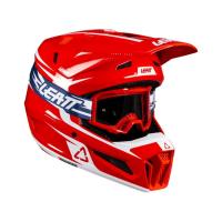 Leatt Шлем кроссовый 3.5 V26 Red + очки Vizion 3.5 в Ижевске