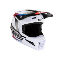 Leatt Шлем кроссовый Moto 2.5 Helmet Black/White 2024 в Ижевске