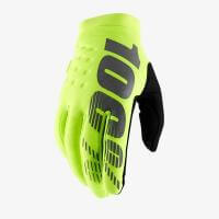 100% Мотоперчатки текстильные подростковые Brisker Youth Glove Fluo Yellow в Ижевске
