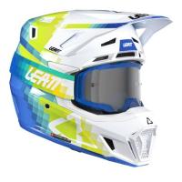 Leatt Шлем кроссовый  7.5 V26 Pixel Blue + очки Velocity 4.5 в Ижевске