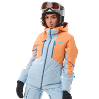 Dragonfly Куртка горнолыжная утепленная Gravity Woman 2025 Mock Orange-Light Blue в Ижевске