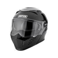 Simpson Шлем модуляр Darksome Gloss Black в Ижевске