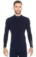 Brubeck Футболка мужская дл.рукав Wool Merino 78% Темно-Синий в Ижевске