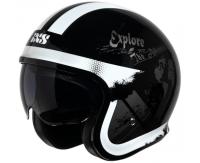 IXS Мотошлем открытый iXS 880 2.2 черно-серебристый в Ижевске