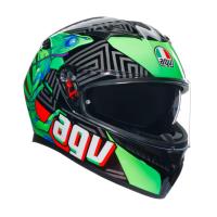 AGV Шлем K3 Kamaleon Black/Red/Green в Ижевске