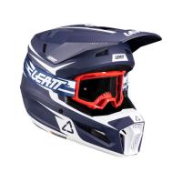 Leatt Шлем кроссовый детский 3.5 V26 Blue + очки Vizion 3.5 в Ижевске